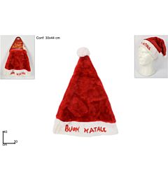 CAPPELLO BABBO NATALE BUON NATALE     ART.09-09004