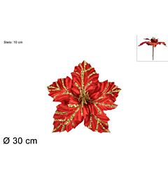 FIORE VELLUTO C/PINZETTA ROSSO B80M025-1/REDDue Esse