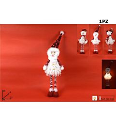SOGGETTI NATALIZI  IN PIEDI C/LUCE LED 65CM