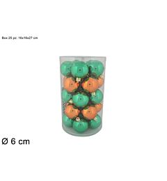 PALLE 6CM 25PZ LUCIDO VERDE/COPPER 3A25E05/DGR+NER