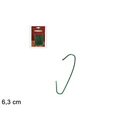 GANCI PER ALBERO 150 PZ 6,3 CM VERDE ART. JM-10150Due Esse