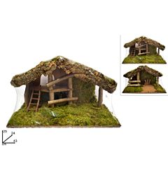 CAPANNA MUSCHIO/SUGHERO 43X25X24CMDue Esse