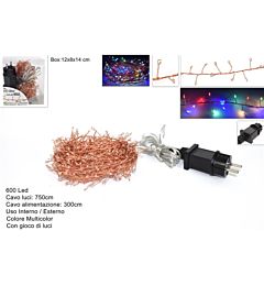 FILO 600MICRO LED MULTICOLORGIOCO LUCI YC-12CL600L