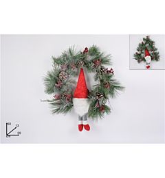 DIETROPORTA ALBERO CON VISO BABBO NATALE BMN-109/BMN