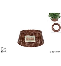 CESTA MARRONE COPRIBASE ALBERO 35X18CM L56065A-BRODue Esse