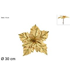 FIORE VELLUTO C/PINZETTA ORO B80M025-1/GOLDDue Esse