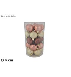 PALLE 6CM 25PZ LUCIDO BEIGE/BRONZO/MARRONE SCURO 3