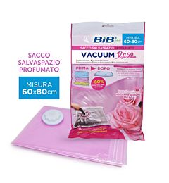 SACCO SOTTOVUOTO PROFUMATO ROSA 60X80