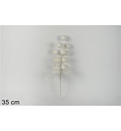 GRAPPOLO BACCHE GLITTERATE BIANCO TYL19-881/WHITE