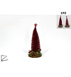 ALBERO GLITTERATO ROSSO DISPLAY 2ASS 21153A/54Due Esse