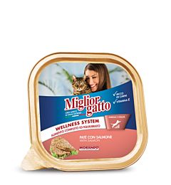 MIGLIORGATTO PATE SALMONE VASC. GR.100Miglior Gatto