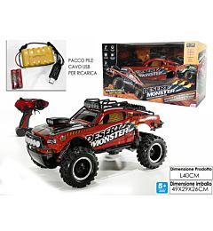 AUTO R/C DESERT MONSTER ROSSA