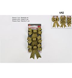 FIOCCHI 3ASS. GLITTERATI ORO IN DISPLAY ART.HJ20-0