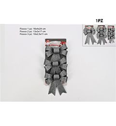 FIOCCHI 3ASS. GLITTERATI SILVER IN DISPLAY ART.HJ2