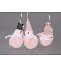 SOGGETTO POLIESTERE ROSA CM.9 TESTA UOMO NEVE SU S