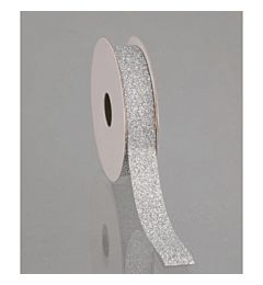 NASTRINO ARGENTO MM.16X2,70MT GLITTERATO