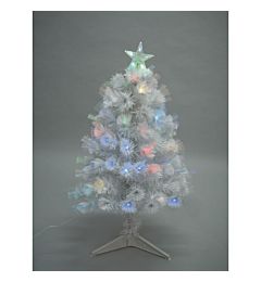 ALBERO FIBRE OTTICHE CM.90 PVC BIANCO MULTICOLOR E