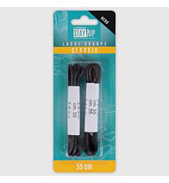 LACCI SCARPE TONDI - NERO - 55CMBriantina