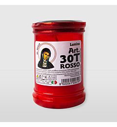 LUMINO CERA S,RITA - ROSSO - T30La Briantina