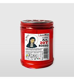 LUMINO CERA S,RITA - ROSSO - T20La Briantina