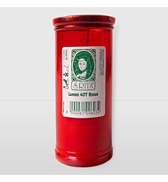 LUMINO CERA S,RITA - ROSSO - T40La Briantina