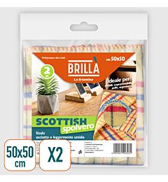 PANNI POLVERE SCOZZESE 50x50CM - 2PZBriantina