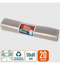 SACCHI SPAZZATURA - NEUTRI 30L - 20PZ