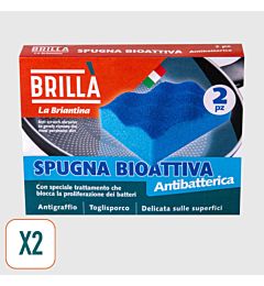 SPUGNE BIOATTIVA ANTIBATTERICA - 2PZBriantina