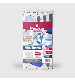 COPRIASSE STIRO TITANIO - CLIPS - 140x50CM