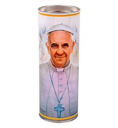 LUMINO CERA PAPA FRANCESCO - T50La Briantina