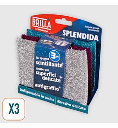 SPUGNE SPLENDIDA - SUPERFICI DELICATE - 3PZBriantina