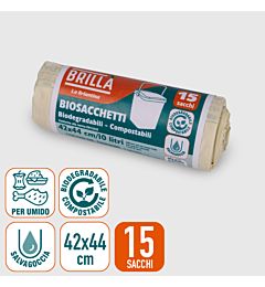 SACCHETTI BIO - UMIDO 10L - 15PZ