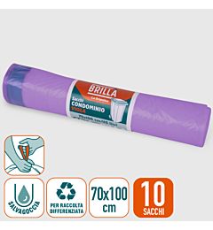 SACCHI CON LACCIO - VIOLA 110L - 10PZBriantina