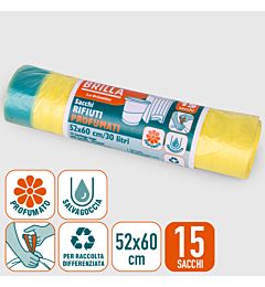 SACCHI PROFUMATI - GIALLI 30L - 15PZBriantina