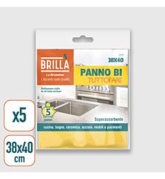 PANNI BI MULTIUSO 38x40CM - 5PZBriantina