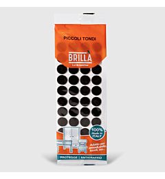 FELTRINI TONDI - MARRONE 20MM - 44PZ