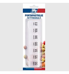 PORTAPASTIGLIE SETTIMANALE RETTANGOLARE