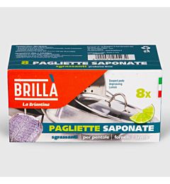 TAMPONI IN LANA D'ACCIAIO SAPONATA - 8PZ