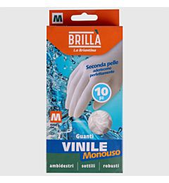 GUANTI IN VINILE MONOUSO - M - 10PZBriantina