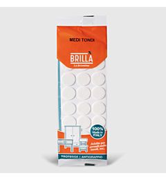 FELTRINI TONDI - BIANCO 28MM - 24PZBriantina