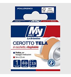 CEROTTO TELATO IN ROCCHETTO - 2,5CM x 5MBriantina