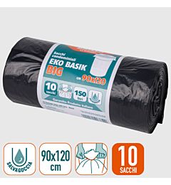SACCHI SPAZZATURA - NERI 150L - 10PZ