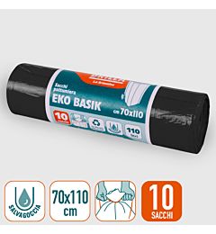 SACCHI SPAZZATURA - NERI 110L - 10PZ