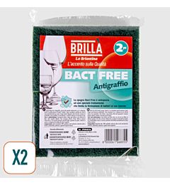 SPUGNA ANTIGRAFFIO E ANTIBATTERI - 2PZ