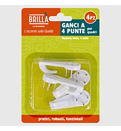 GANCIO 4 PUNTA - MULTIUSO - 4PZBriantina
