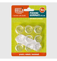 PIEDINI GOMMATI TRASPARENTE - 9PZ