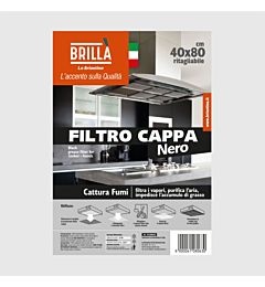 Filtro Cappa Nero - 40x80cm