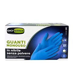 Guanti Monouso in Nitrile Blu - Taglia S - 100pzGio Style