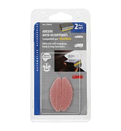 LAMPA - ADESIVI CON VELCRO - 2PZ
