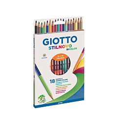 PASTELLO STILNOVO BICOLOR SCATOLA 18 COLORI  2572Bic